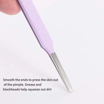 Pince à sourcils multifonctionnelle à bout rond, applicateur de faux cils droits en acier inoxydable, aides à l'extension des cils