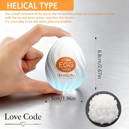 Mini Cup Masturbator Egg Shape Portable Stimulator Penis Massager Soft Rubber Adult Sex Toys for Men Realistic Vagina Pocket
