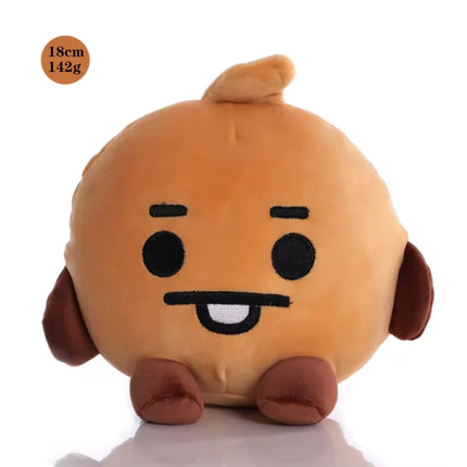 Hot BTed 21Plush Toys Kawaii Mini Keychain Anime Pendant Ornament for Kids 12-22cm Bt Peripherals Soft Stuffed Animals Doll Gift