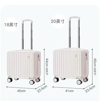 Student suitcase Travel Bag Women's Bag Back to School Spinner Wheel Suitcase Carry-On Boarding Travel 18/20/24