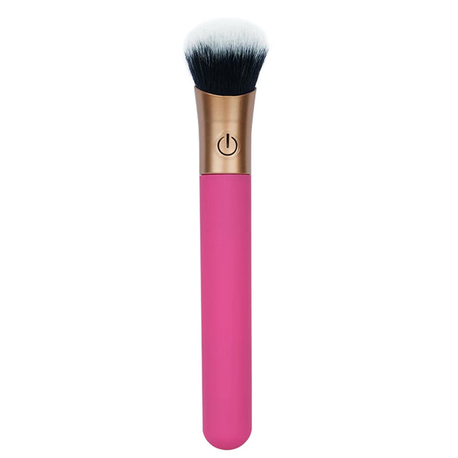 Electric Vibration Rechargeable Makeup Brush Vibrator Tools Cosmetic Brush Foundation Blush Loose Powder Brush Beauty Tools 18+