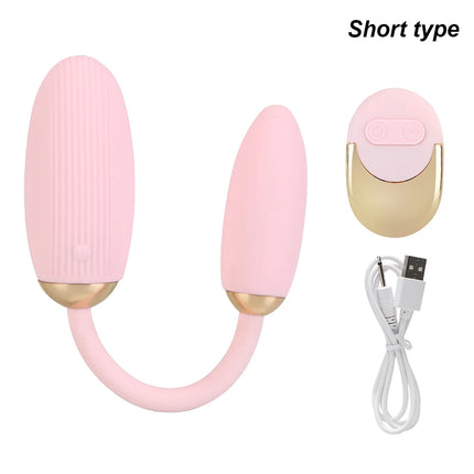Two Vaginal Balls Panties Vibrators for Women Clitoris Stimulator Nipple Clamps Anal Plug Female Masturbator Cordless Sex Toys