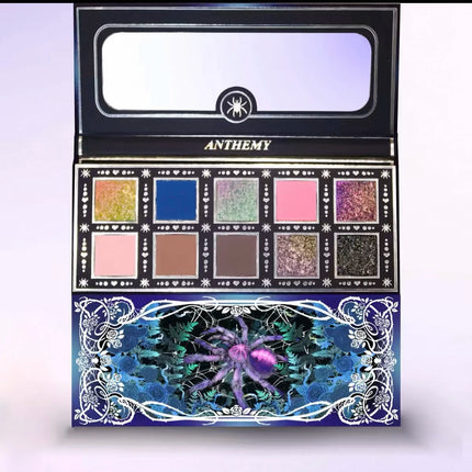 Anthemy 12 Color Eyeshadow Palette Backlight Butterfly Matte Chameleon High Pigmented Shimmer Flash Spotlight Eye shadow