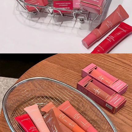 Lip Glowy Lightweight Hydration Balm Shea Butter Glaze Craze Tinted Polypeptide Lip Gloss Serum Fruit Donut Lip Oil Care
