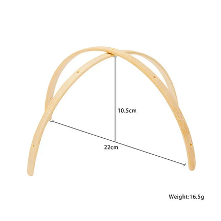 Customize Baby Bed Bell Bracket 0-12 Months Foldable Crib Holder Mobile Wooden Bell Bracket Rattle Toy Newborn  item stuff Gifts
