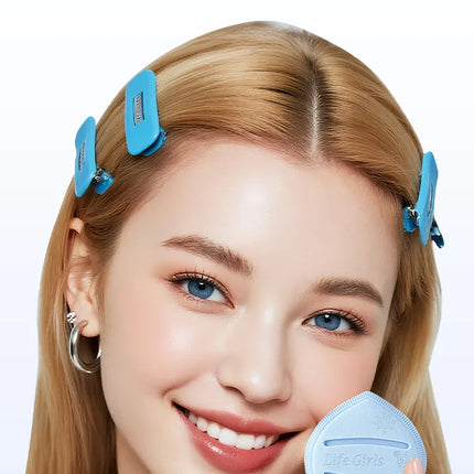 Life Girls Macaron Color Powder Puff Makeup Sponge Cushion Soft Thick for Dry Wet Use High-Coverage Base Makeup Application