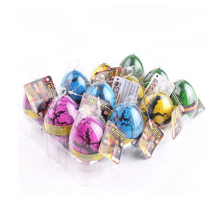 4PCS Big Size Magic Crack & Hatching Dinosaur Eggs Water Grow Animal Novelty Educational Science Toy for Kids Birthday Gift