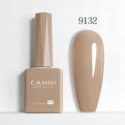 9ml CANNI Gel Nail Polish HEMA FREE TPO FREE Round Brush Gorgeous Color Soak Off UV LED Semi Permanent Gel Varnish Winter Nails