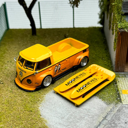 LMLF Diecast 1/64 Scale Volkswagen Alloy Car Model Volkswagen T1 Pickup Truck Play Vehicles Toys for Boys Original Box