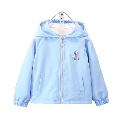Children's Mickey Hooded Jacket 1-10 Years Autumn Boy's Windbreaker Zipper Hoodie Baby Boys Birthday Present Jacket Cosplay Coat