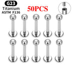 50PCS Silver Color 4 / China Mainland / 1.2x8x4x2mm