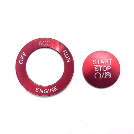 for Dodge Charger Journey Durango Challenger Engine Ignition Decoration Ring One Button Start Button Attached Inside Accessories