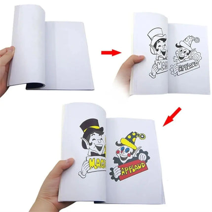 A Fun Magic Coloring Book Magic Tricks Fun Close Up Magia Mentalism Illusion Gimmick Props Classic Toys Magic Prop