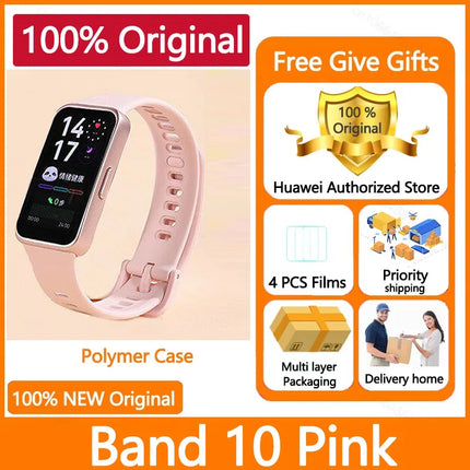 2025 New Original Huawei Band 10 Smartwatch,Compatible with IOS & Android,Sleep Tracking,Health monitor,14 days battery life,