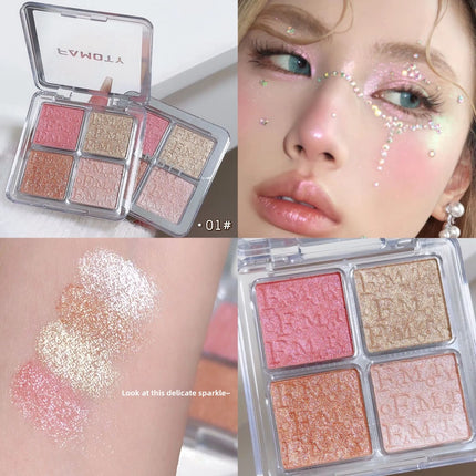 Highlighter Contour Palette illuminator Makeup 3D Bronzer Matte Contour Powder Rose Blush Highgloss Palette Cosmetics