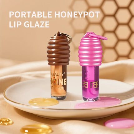 Honey pot lip oil lip gloss moisturizing hydrating multi-layer matte lipstick full set of lip moisturizing lip gloss lip gloss
