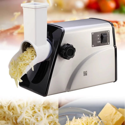 LXC grinder electric commercial automatic cheese slicer stainless steel mozzarella grinder cheese crumble