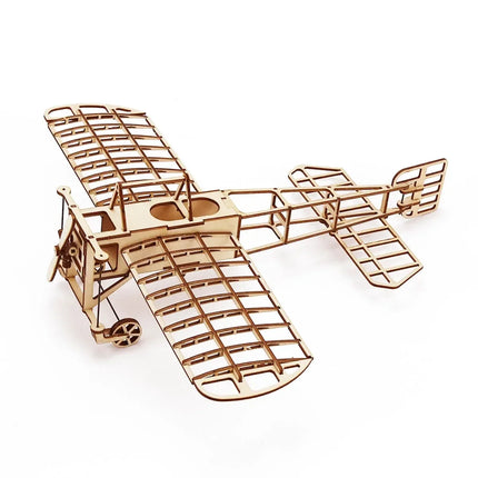 3d Retro Plane Wooden Puzzle Assemble Building Blocks Model Kits DIY for Kids Adult Breriot Wright Brothers Airplane Desk Toys