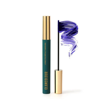 Mascara Long Lasting Waterproof Sweatproof Silk Fiber Thick Curling Eyelash Extension Volume Smudge-proof Quick Dry Non-blooming