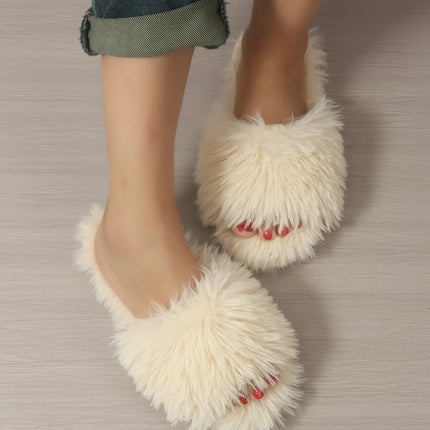 Women's Indoor Slippers 2024 Autumn and Winter New Plush Home Lazy Slippers Anti slip Durable Fashion Warm Sandals Slippers