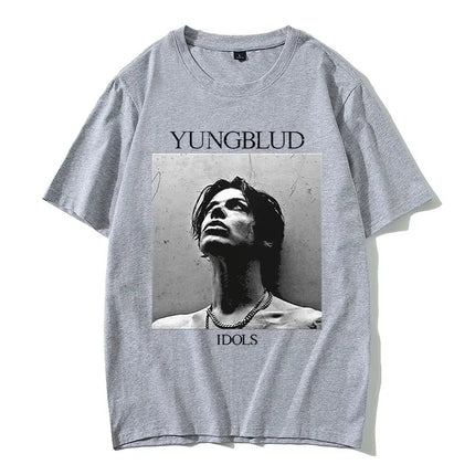 Rocker Yungblud IDOLS Album Tour 2025 T-shirt Men's Women Hip Hop Rock Summer Short Sleeve T Shirts Casual Vintage T-shirts