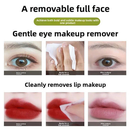 1pcs Avocado Makeup Remover Wet Wipes for Deep and Gentle Cleansing of The Face Portable No Wash Makeup Remover Wipes