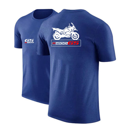 2023 New Men Motorcycle R 650 800 1150 1200 GS Adventure T-shirt Regular Short Sleeve Positioning Printing O Neck Tee Tops