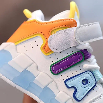 Girls Boys Sports Shoes Baby Shoes Toddler Non-slip Sneakers Casual Soft Shoes for Children Girls Baby Kids Outdoor Shoes