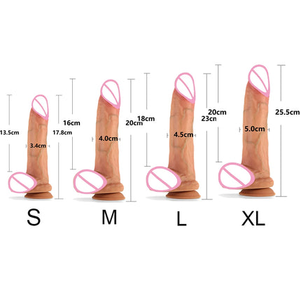 Huge Dildo Realistic Silicone Big Penis Flexible Dick Suction Cup Vaginal Masturbator G-spot Stimulator Anal Sex Toys For Women