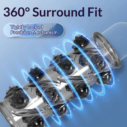 Male Penis Enlargement Sleeve Silicone Cock Ring For Delayed Ejaculation And Enhanced Erection Adult Sexy Couples Sex Toys 18+