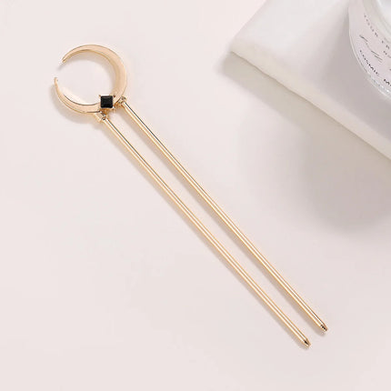 Simple Large U Shape Hair Clips Pins for Women Imitation Pearl Enamel Hair Sticks Bride Hair Styling Accessories Headwear Gift