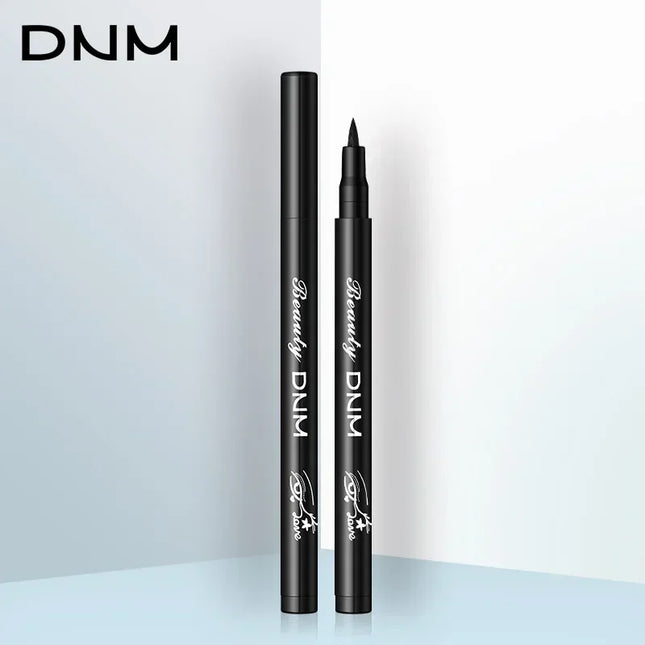 DNM 12 Colors Eyeliner Pen Waterproof Soft Sponge Head Silkworm Pen Quick Dry Black Natural Coloring Liquid Eyeliner White