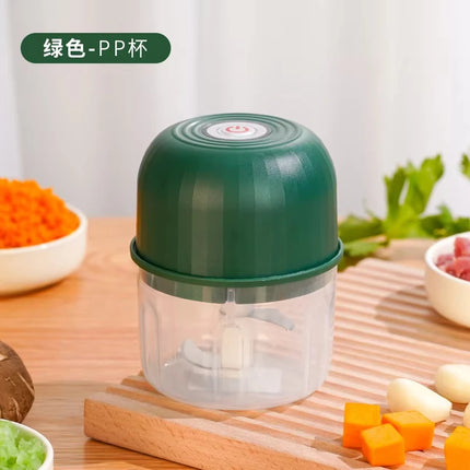 Electric Garlic Masher Garlic Masher Rechargeable 260ML Onion Chopper Portable Meat Grinder Household Kitchen Vegetable Blender