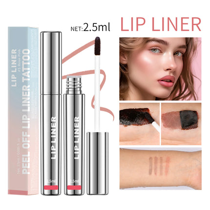 Peel Off Lip Liner Matte Lip Liner Peel Off Lipgloss Waterproof Velvet Lipline Red Brown Not Easy Fade Lipstick Cosmetic