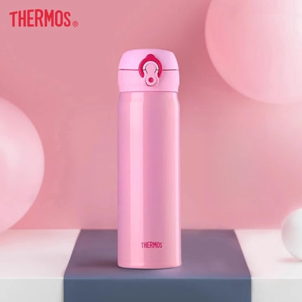 THERMOS 350/500ML Water Bottle Vacuum Flask Stainless Steel Thermal Mug, Hot Cold Keep 6-12H,Leakproof for Office Outdoor Travel