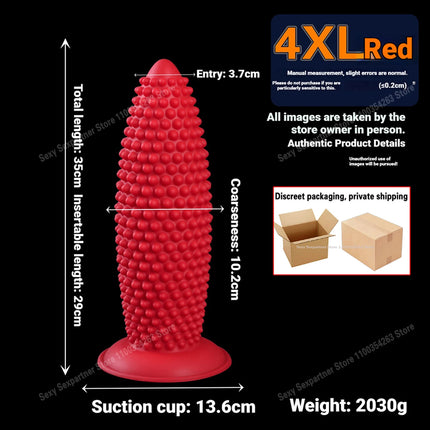 Super Big Anal Dildo Particle Stimulation Anal Plug 6xl Fisting Dilatador Anal Balls Silicone ButtPlug Anal SexToy For Women/Men