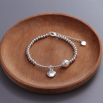 VENTFILLE 925 Sterling Silver Butterfly Bracelet for Girl Bead String Design Insect Fashion Versatile Jewelry Gift Dropshipping