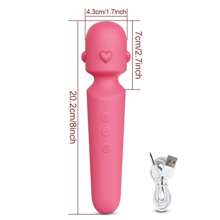 Huge Size Vibrating AV Wand Clitoris Vibrator Massager for Women Clit Nipples Stimulator Female Masturbation Sex Toy for Women