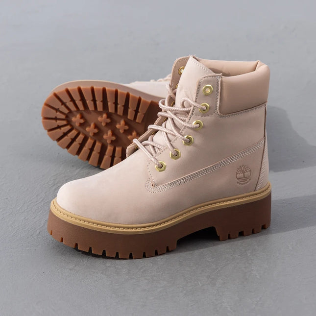Timberland Women's Casual Shoes Outdoor Hiking Shoes Workwear Thick-Soled Height-Increasing High-Top Boots A6Awcdr1