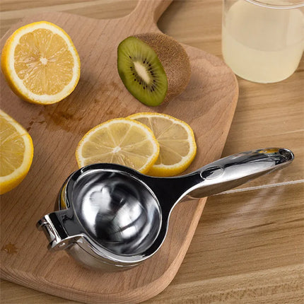 Manual Lemon Squeezer Zinc Alloy Citrus Press Heavy Duty Fruit Juicer for Orange Lime Hand Press Juicing Tool Kitchen Gadget