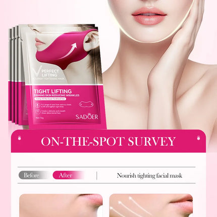 V-Shape Firming Face-lift Slimming Mask Removal Masseter Muscle Double Chin Face Fat Burning Anti-aging Beauty Products New