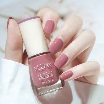 8ml Water-based Nail Polish No Baking Long Lasting Semi-permanent Quick Dry non-peelable Nail Varnish DIY Fashion Manicure