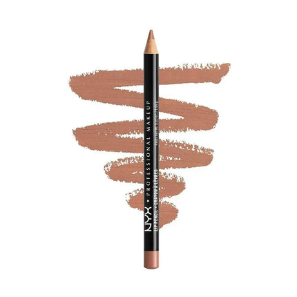 Slim Lip Pencil Long-Lasting Creamy Lip Liner Waterproof Plumping lip Stain Natural Nude Brown Lip Liner Professional Makeup