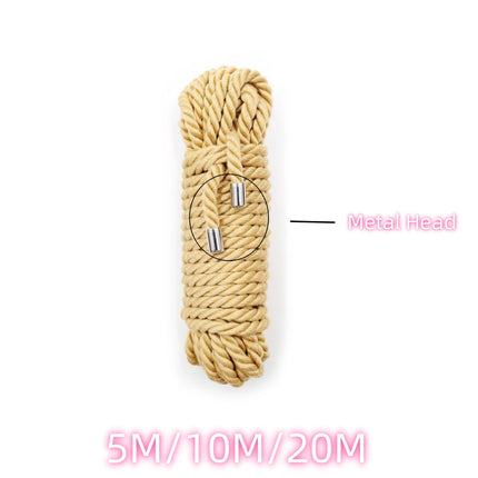 Exotic Shibari Accessories Handcuffs Bondage Rope 5M/10M/20M for Men & Women Fetish Slave RolePlaying Binder Restraint Touch Fun
