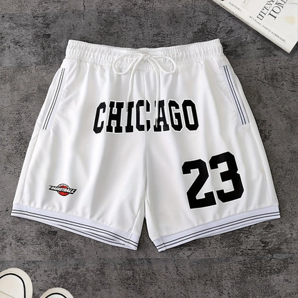 The 2025 summer new pattern 3D letter printed men's shorts are casual, fashionable, soft, comfortable and lightweight