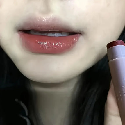 3 pcs Long-lasting lip gloss set-Moisturizing&waterproof, nude/coral pink/red-portable for travel, lip balm,Valentine's Day gift