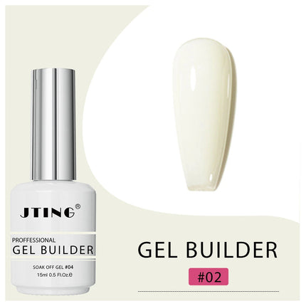 JTING 1pc 15ml Professional Quality 16colors Biab Gel Builder in a Bottle Nail Extension Vegan Cruelty Free Gel Polish