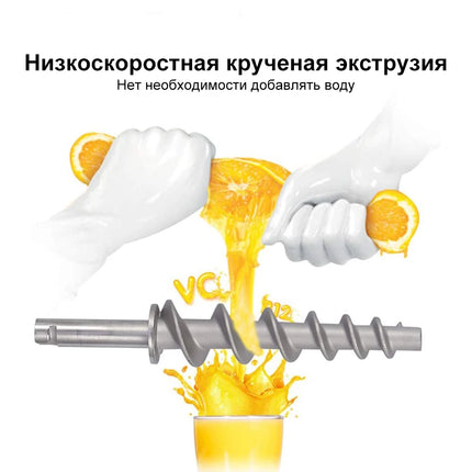 100% Hand Stainless Steel Wheatgrass Manual Juicer Auger Slow Squeezer Vegetables Fruit Citrus Juice Extractor Machine