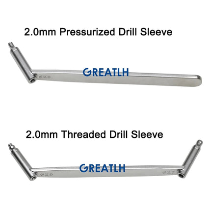 GREATLH ALPS Titanium Locking System Medical Bone Drill Bits Bone Screws Orthopedics Veterinary Instruments Set