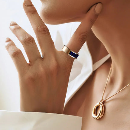 2026 Smart Ring Call ID Reminder Heart Rate Blood Pressure Monitor Men Women Smartring 5ATM Waterproof Health Multi Sports